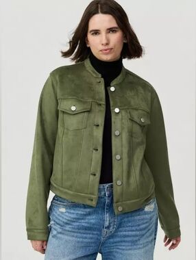Suede Trucker Jacket